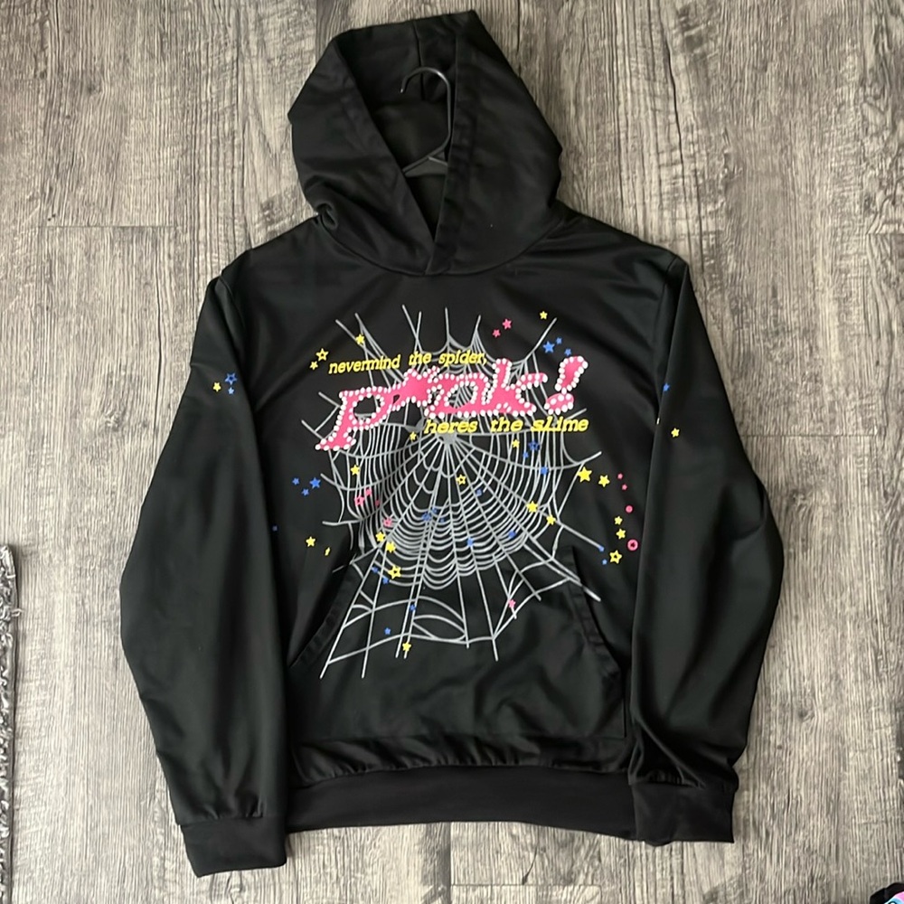Black Sp5der P*nk Hoodie